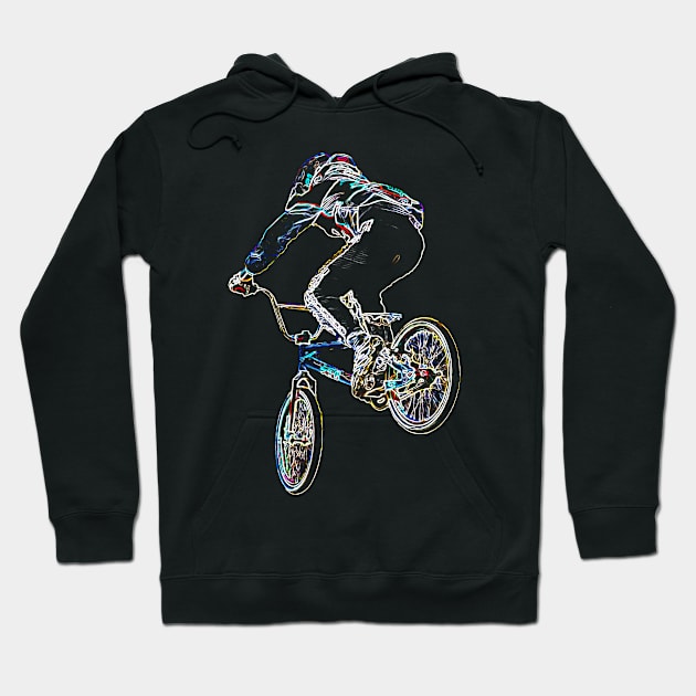 bmx Hoodie by rickylabellevie